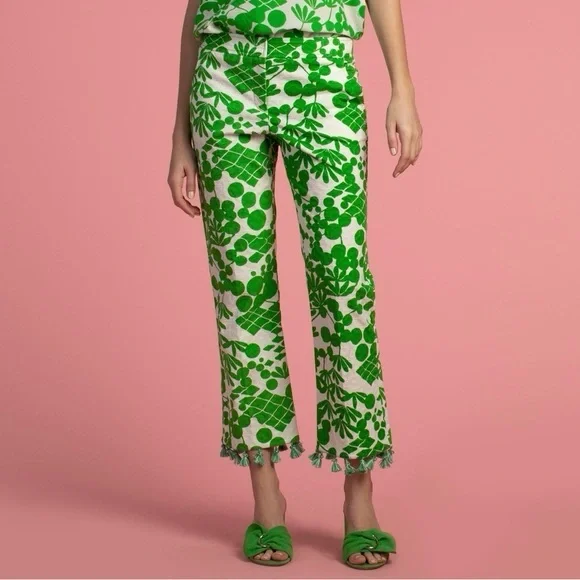 Trina Turk Bali Blossom Trousers - Picture 1 of 7